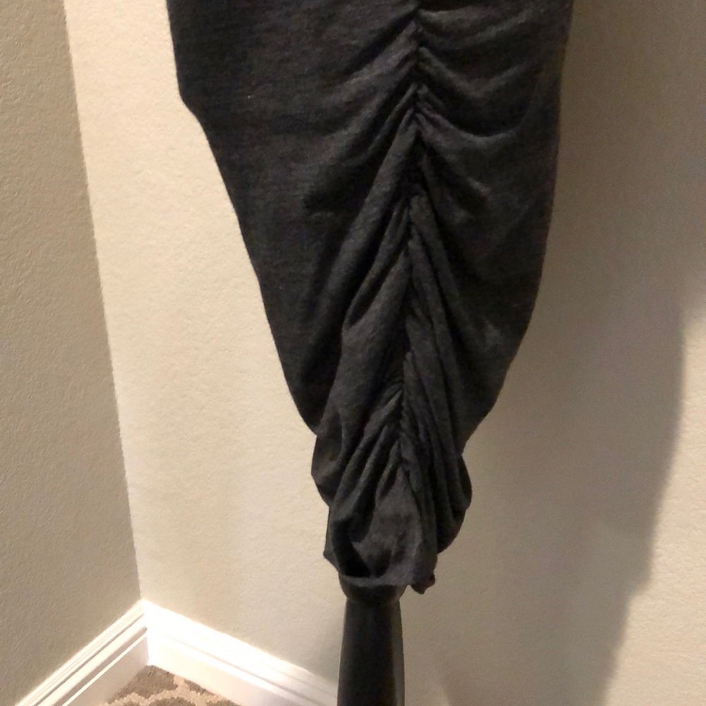 Express Dark Heather Form Fitting Dress - Picture 2 of 6